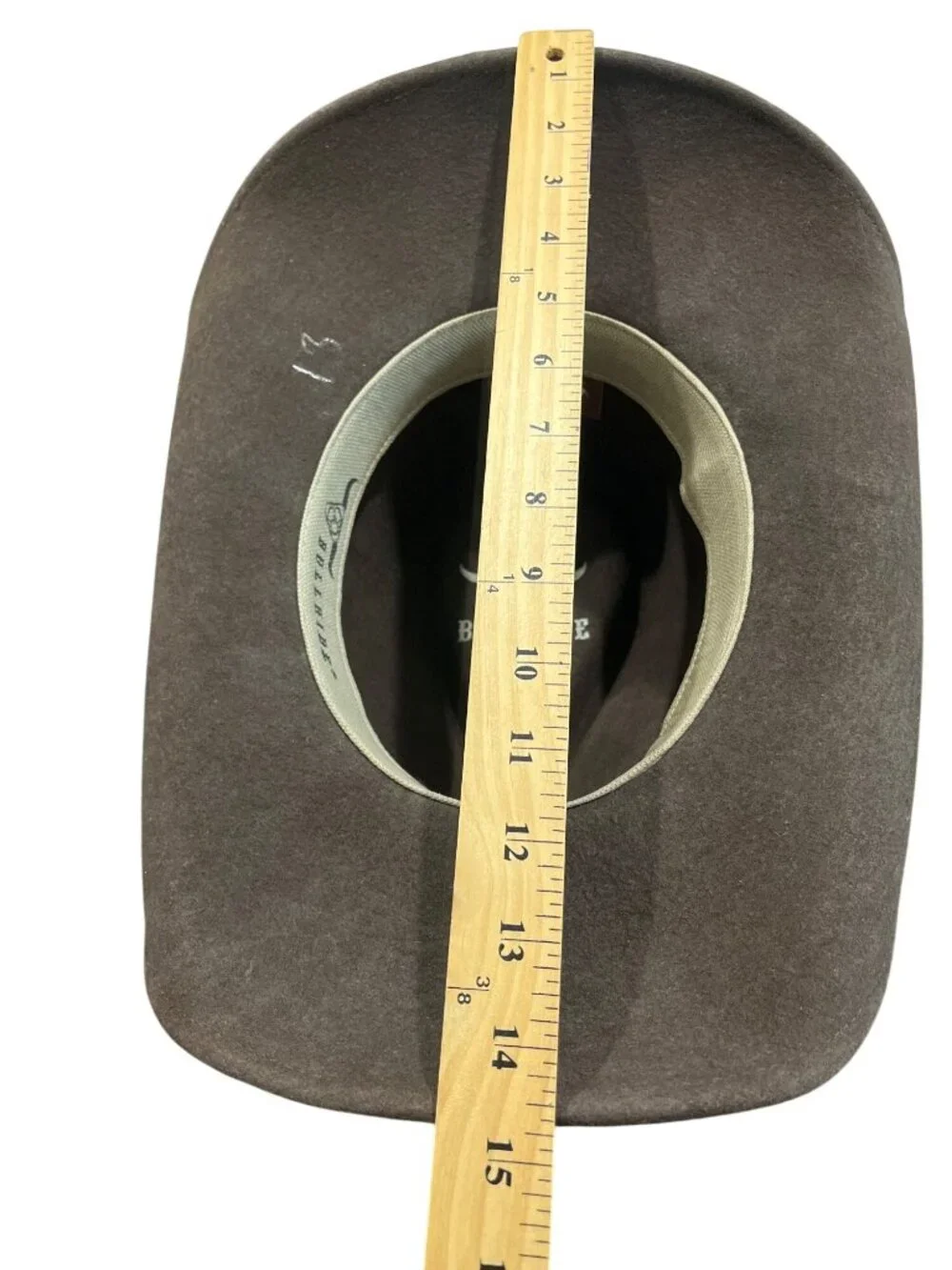 Bullhide Get Along Wool Felt Cowboy Hat Size M Western Beaded Band - Picture 10 of 13